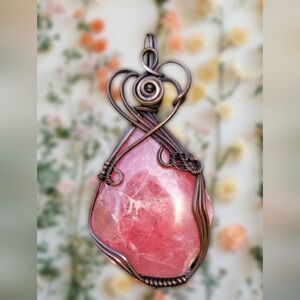 Designer Rhodochrosite Pendant